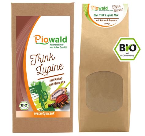 Bio Trink Lupine Mix Mit Maca Kakao Und Guarana G