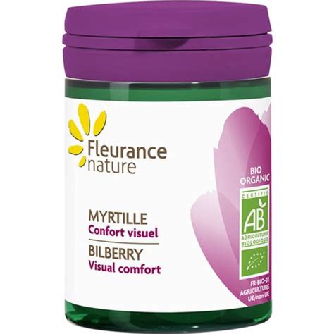 Fleurance Nature Myrtilles Bio Comprim S Ayurveda France