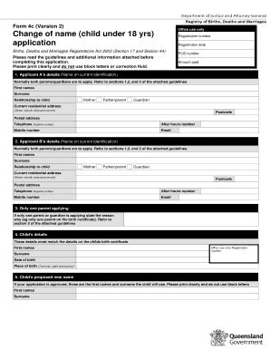 Fillable Online Form 4c Version 2 Fax Email Print PdfFiller