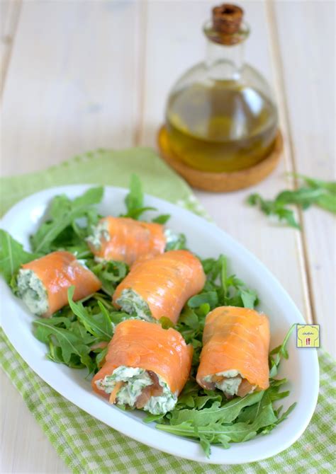 Involtini Di Salmone E Rucola Sfizioso Antipasto Facile E Irresistibile