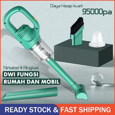 Jual Vacum Cleaner Mobil Penyedot Debu Mini Portable Wireless Vacum