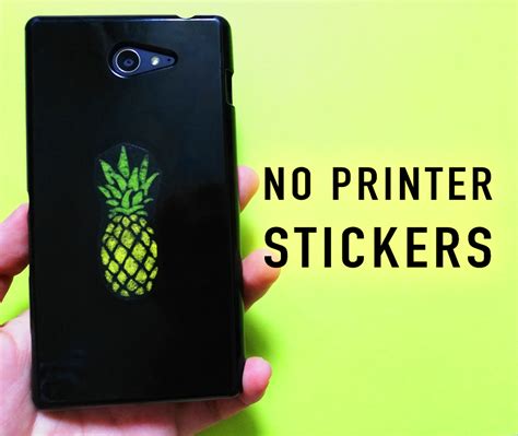 DIY Clear Stickers Without a Printer in One Minute : 3 Steps (with Pictures) - Instructables