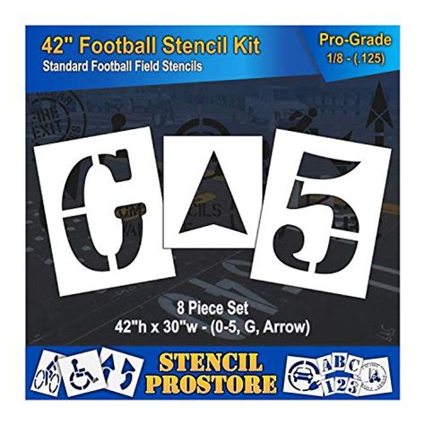 Best Football Field Number Stencils For Sharp Lines And A Professional Look