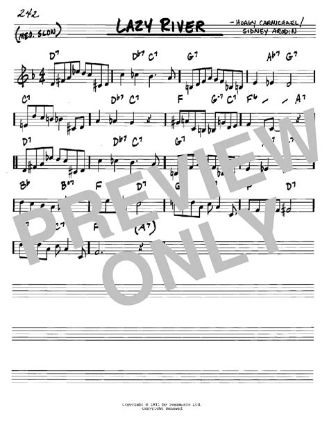 Lazy River Sheet Music Direct