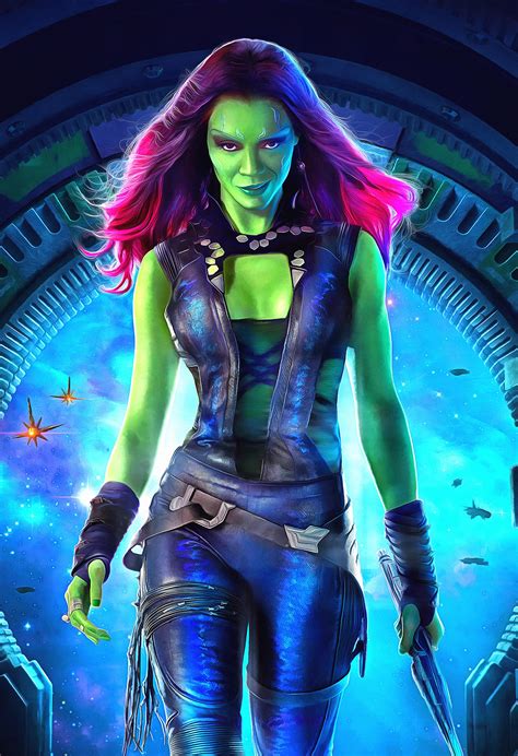 Guardians of the Galaxy - Gamora Poster (Fine) by CyberGal2013 on ...