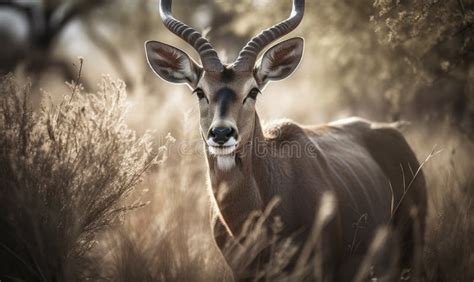 Photo of Kudu Antelope in Its Natural Habitat. Generative AI Stock ...