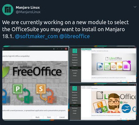 Updated Manjaro Linux Team Responds To Libreoffice Versus Freeoffice