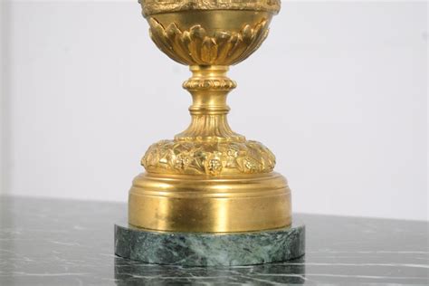 French Antique Brass Gold Plated Urn For Sale At 1stdibs