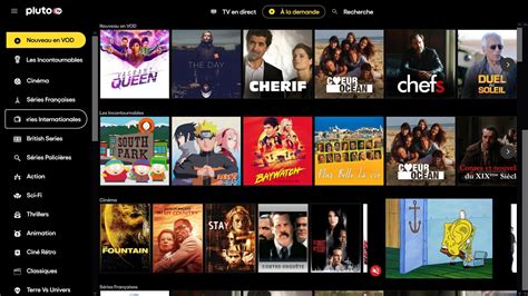 Streaming gratuit et légal sans compte Pluto TV la télé gratuite