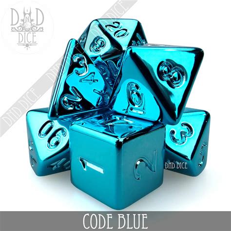 Code Blue Dice Set