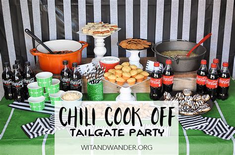 Chili Cook-Off Tailgate Party - Our Handcrafted Life