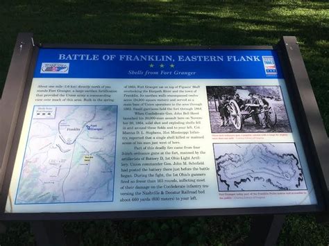 Photo Battle Of Franklin Eastern Flank Marker