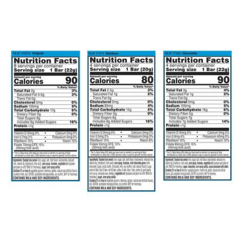 Rice Krispies Nutrition Facts Label Blog Dandk