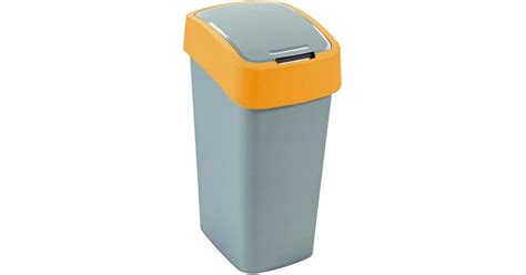 Curver Pacific Flip Waste Bin For Segregation Tilting 50L Yellow