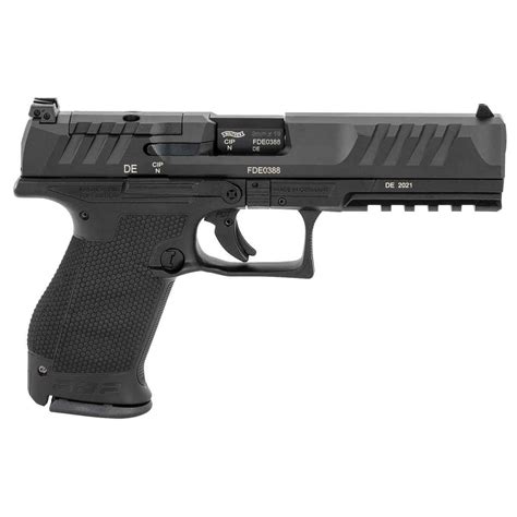 Walther Pdp Compact Optics Ready 9mm Luger 5in Black Pistol 101 Rounds Sportsmans Warehouse