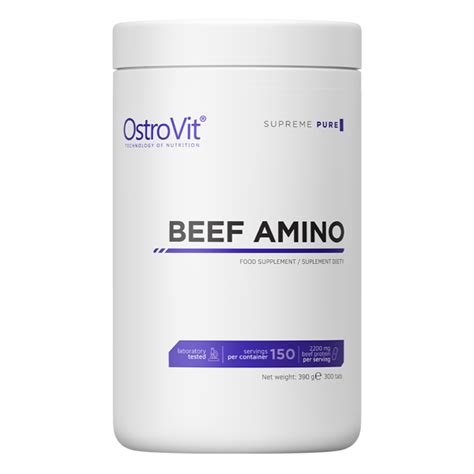 Купить Комплекс аминокислот OstroVit Beef Amino 300 таб купить в Гомеле ...