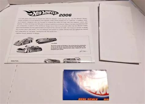 3 MATTEL HOT Wheels 2004 2006 2007 Series Cars Posters 8 02 PicClick UK