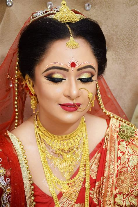 Bengali Bridal Makeup Bridal Eye Makeup Bridal Makeup Looks Bridal