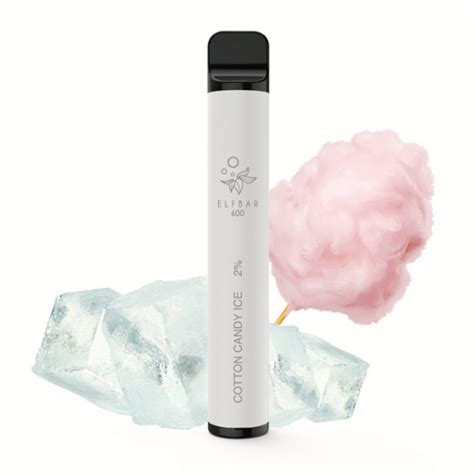 Elf Bar 600 Cotton Candy Ice Jednorázová Elektronická Cigareta Cukrová