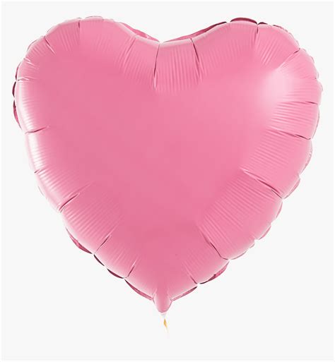 A Photograph Of Rose Pink Satin Foil Heart Balloon Pink Heart Foil