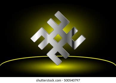 Symbol Svarog Slavic Vector Illustration Mysterious Stock Vector (Royalty Free) 500750164 ...