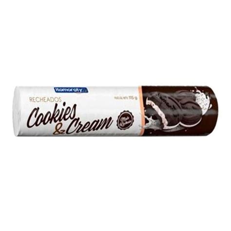 Biscoito Recheado Itamaraty Cookies Cream 115g Biscoito Bolacha