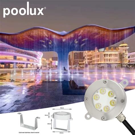 Ss Resin Filled Led Underwater Fountain Pool Light Fountain