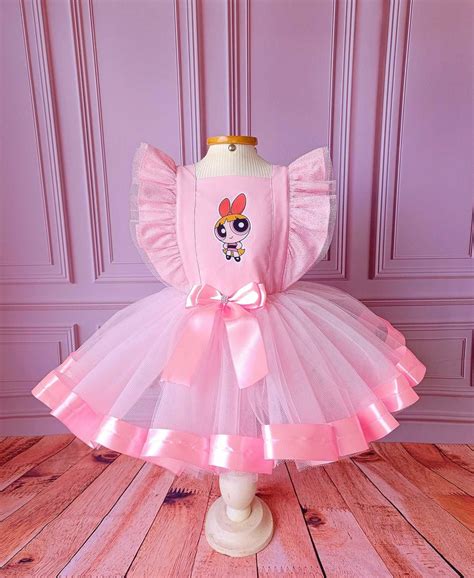 Vestido Das Meninas Super Poderosas - Jardineira 2 em 1 Meninas Super Poderosas Vestido Infantil | Elo7