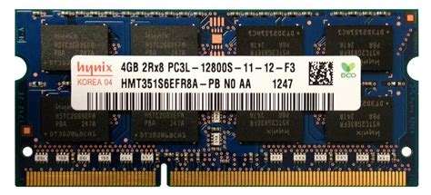 Sk Hynix Gb So Dimm Ddr L Mhz Hmt S Efr A