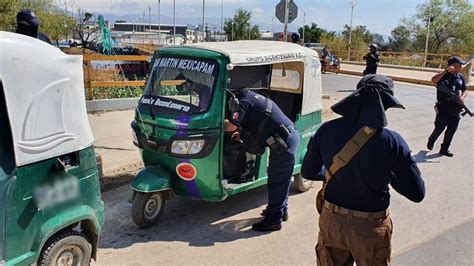 Realiza Semovi Operativos Al Transporte P Blico De Oaxaca