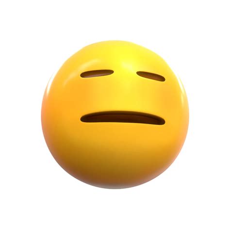 Emoji Expressionless Face Modelo D Unknown Stl Obj Fbx C D