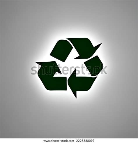 Illustrated Green Logo Recycling Stock Illustration 2228388097 ...