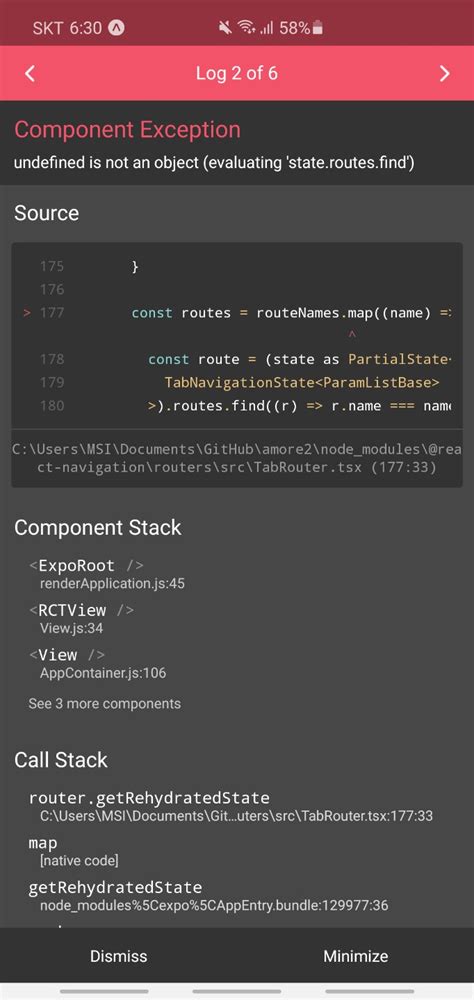 Typeerror Undefined Is Not An Object Evaluating State Routes Find