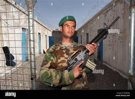 Afghan National Army Ana Soldiers In Tarin Kowt Afghanistan Stock