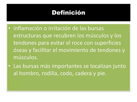 La Bursitis Ppt