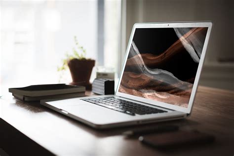 Laptop on wooden table | Premium Photo - rawpixel