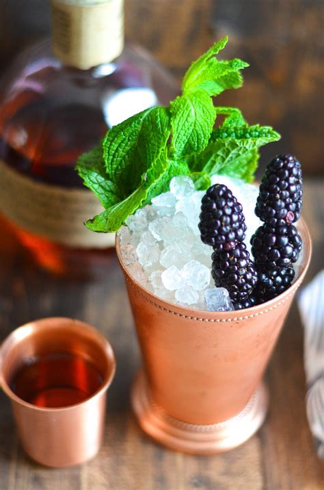 Roasted Blackberry Mint Julep My Modern Cookery