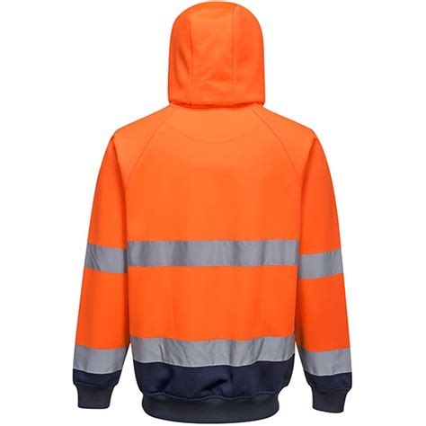 Portwest B316 Orangenavy Two Tone Hi Vis Hoodie Buy Now