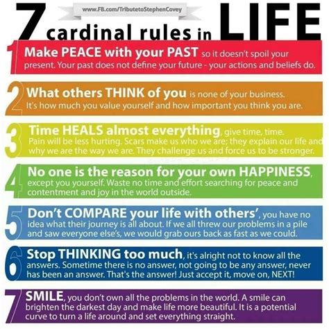 7 Cardinal Rules In Life Foxxys Adventures