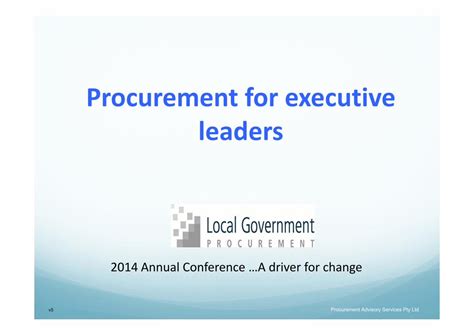 Pdf Procurement For Executive Leaders Ausystemfiles