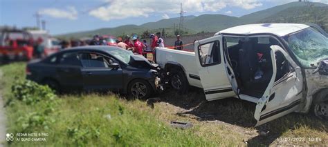 Dos Personas Muertas Y Tres Lesionadas Saldo De Choque En La Carretera