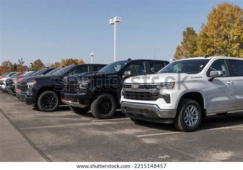 Plainfield Circa October 2022 Chevrolet Silverado Stock Photo