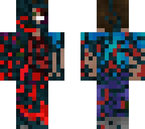 Evil curupted herobrine | Minecraft Skin