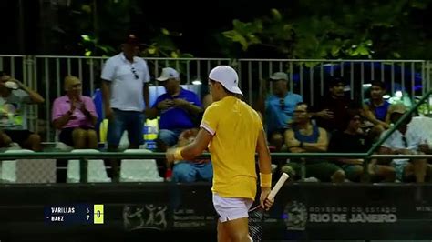 Sebastián Báez venció a Varillas y se metió en los cuartos de final de