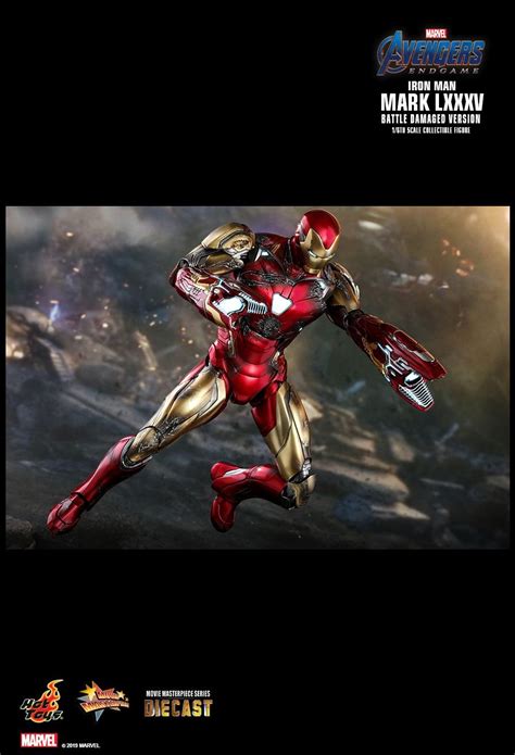 Hot Toys Iron Man Mark Lxxxv Battle Damaged Version Normal Edition Sixth Scale Figure