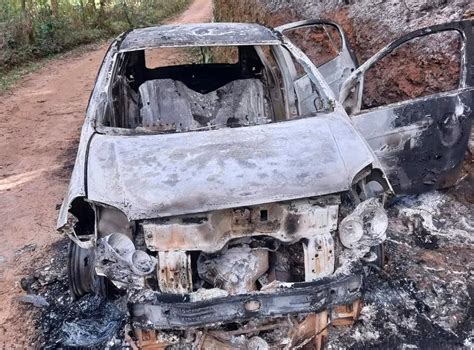 Corpo carbonizado é encontrado dentro de carro incendiado em Bom Jardim