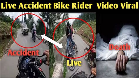 Viral Video😭 Ramban Live Accident Bike Rider Khudaya Reham Kashmiriinfoofficial Youtube