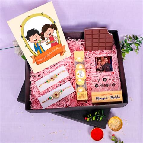 Love You Bhaiya Bhabhi Rakhi Gift Hamper