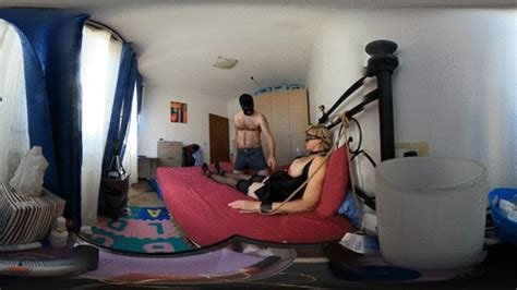 A Mature Cunt Slave Milf Humps Her Master Rubber Boot For Two Orgasms