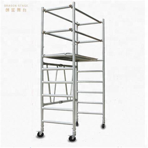 Aluminum Ladder Moving Rolling Folding Scaffold From China Manufacturer